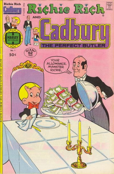 Richie Rich and Cadbury Comic Book Back Issues by A1 Comix