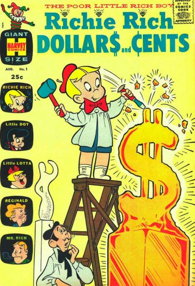 Richie Rich Dollars and Cents Comic Book Back Issues by A1 Comix
