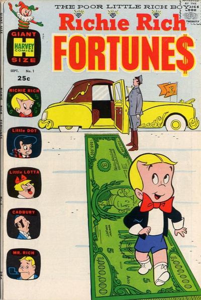 Richie Rich Fortunes Comic Book Back Issues by A1 Comix