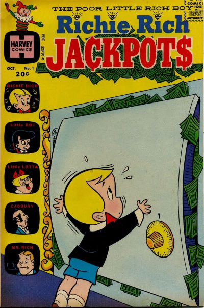 Richie Rich Jackpots Comic Book Back Issues of Superheroes by A1Comix
