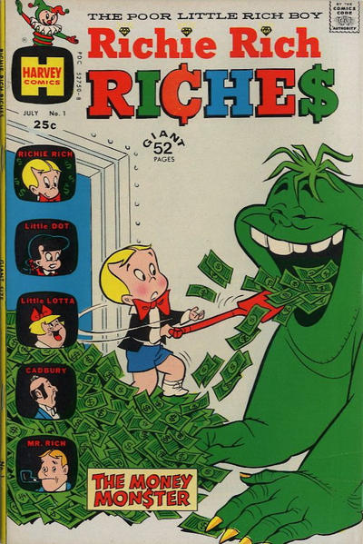 Richie Rich Riches Comic Book Back Issues by A1 Comix