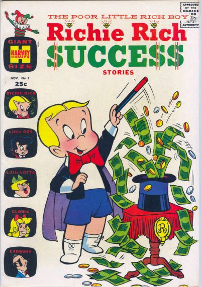 Richie Rich Success Comic Book Back Issues of Superheroes by A1Comix
