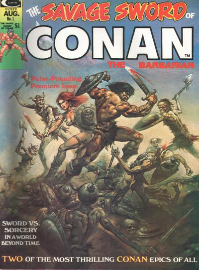 Savage Sword of Conan Comic Book Back Issues of Superheroes by A1Comix