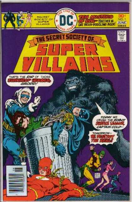 Secret Society of Super Villains Comic Book Back Issues by A1 Comix