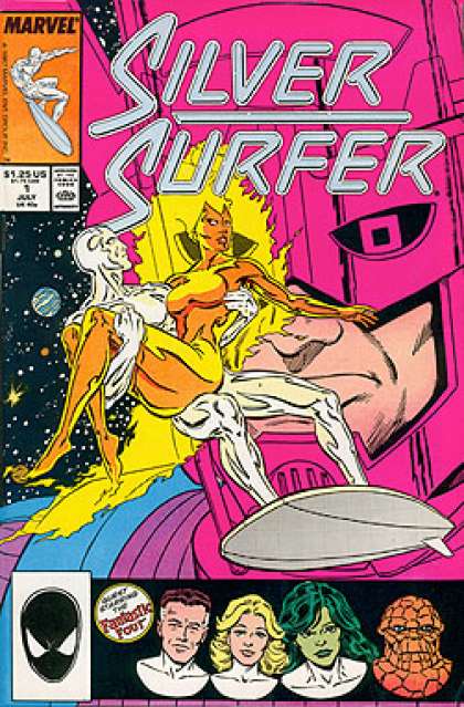 Silver Surfer 1987 Comic Book Back Issues by A1 Comix