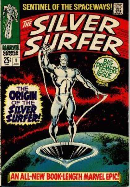 Silver Surfer Comic Book Back Issues of Superheroes by A1Comix