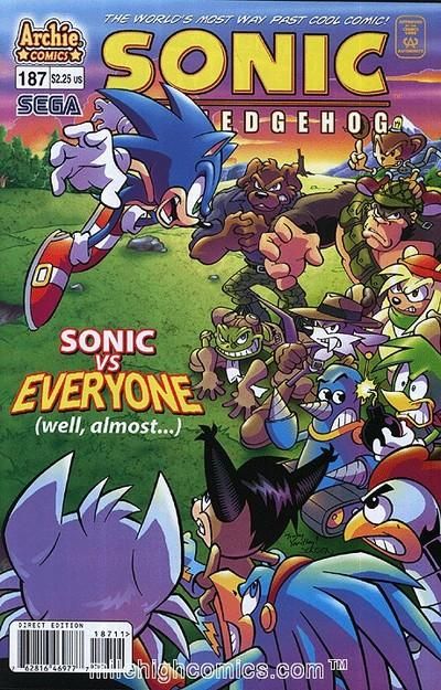 Sonic the Hedgehog # 187, , Comic Book, Sonic # 187