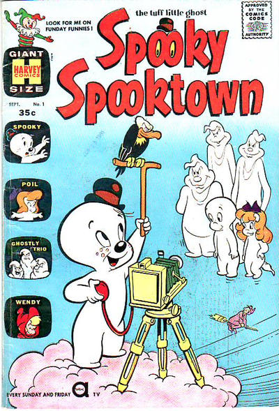 Spooky Spooktown Comic Book Back Issues of Superheroes by A1Comix