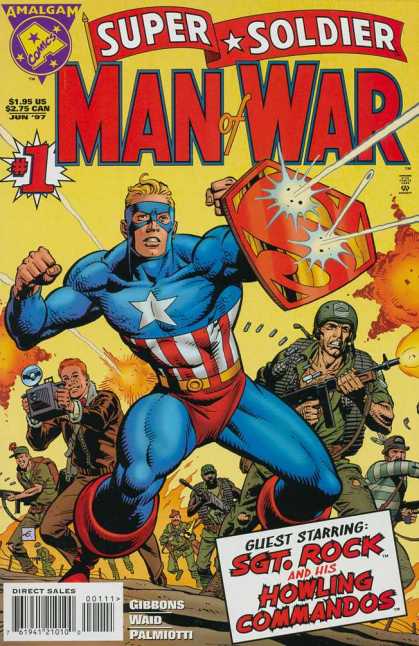 Super Soldier Man of War Comic Book Back Issues of Superheroes by A1Comix