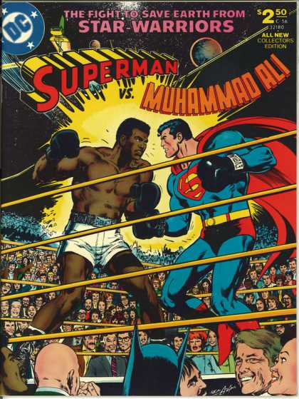 Superman vs Muhammad Ali Comic Book Back Issues by A1 Comix