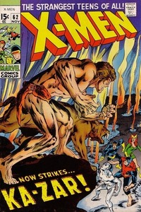 Uncanny X-Men # 62, November 1969