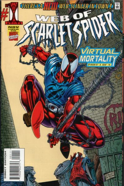 Web of Scarlet Spider Comic Book Back Issues of Superheroes by A1Comix