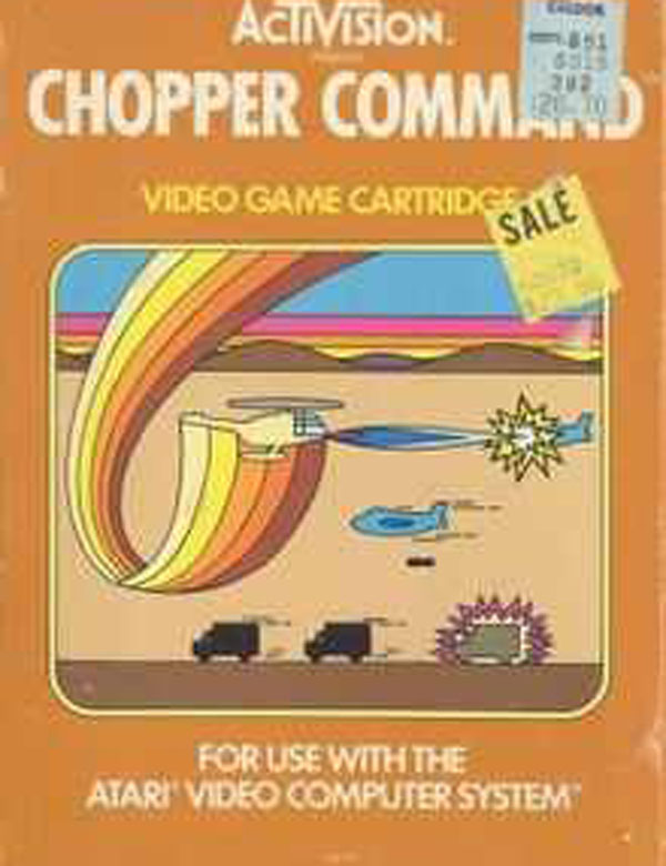 Chopper Command Video Game Back Title by WonderClub