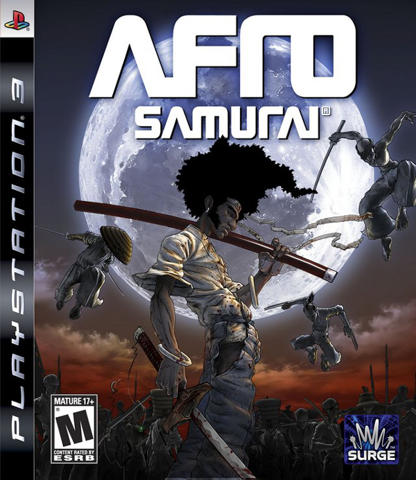 Afro Samurai Video Game Back Title by WonderClub