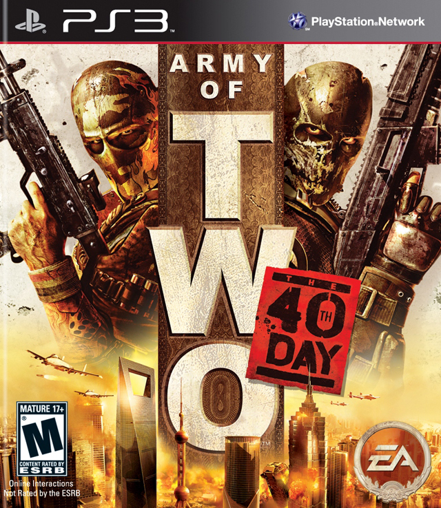 Army Of Two: The 40th Day Video Game Back Title by WonderClub