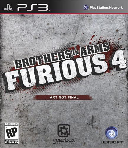 Brothers In Arms: Furious 4 Video Game Back Title by WonderClub