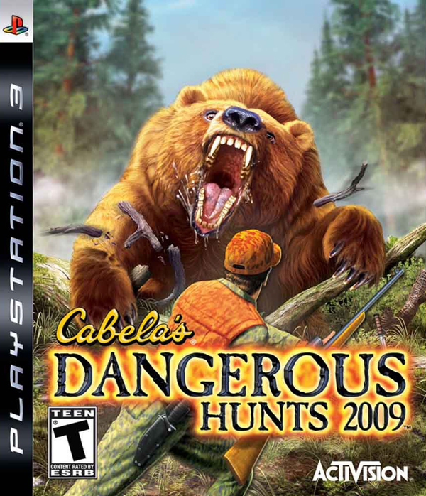 Cabela's Dangerous Hunts 2009 Video Game Back Title by WonderClub