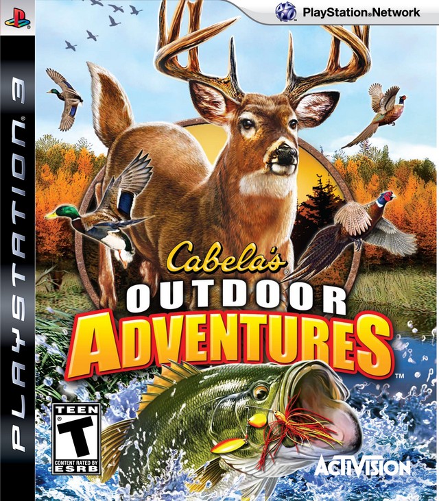 Cabela's Outdoor Adventures Video Game Back Title by WonderClub