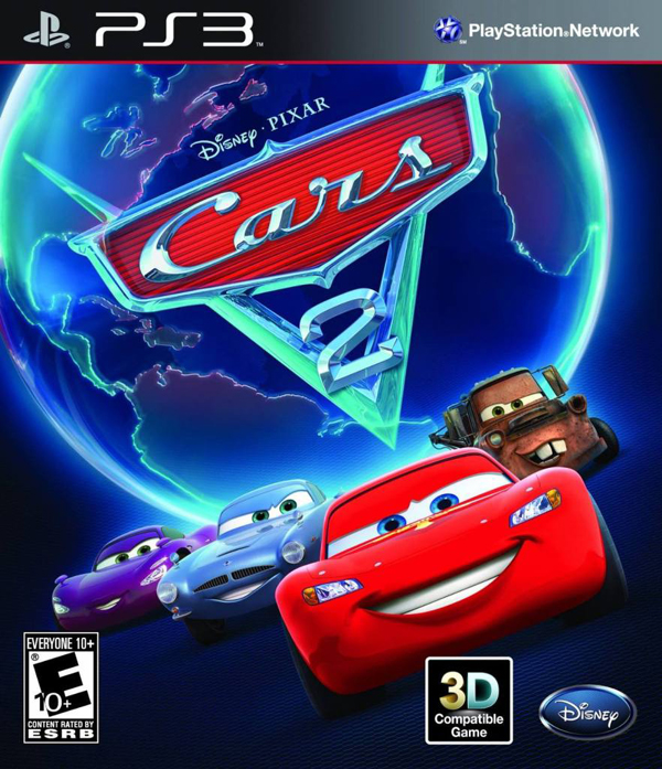 Cars 2 Video Game Back Title by WonderClub