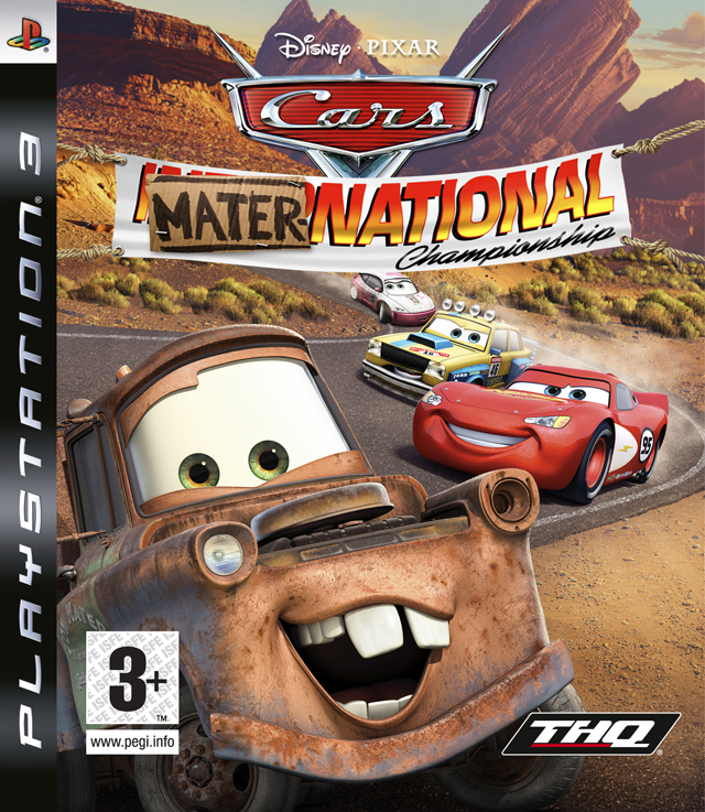 Cars Mater-National Championship Video Game Back Title by WonderClub
