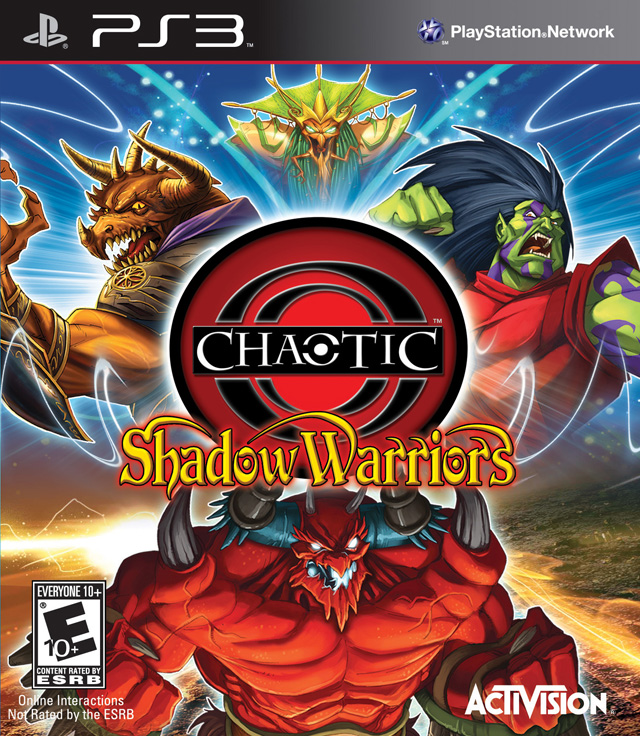 Chaotic: Shadow Warriors Video Game Back Title by WonderClub