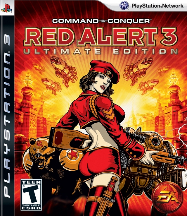 Command & Conquer: Red Alert 3 Video Game Back Title by WonderClub