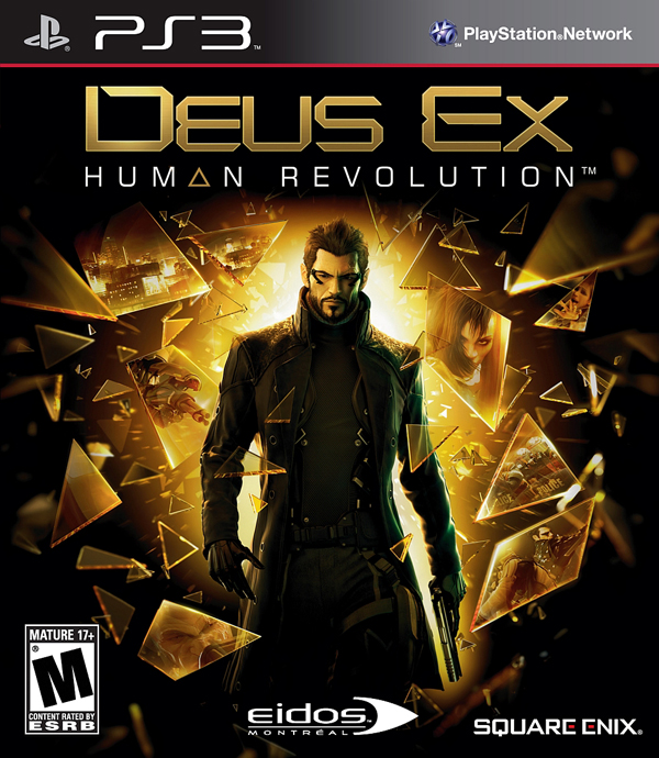 Deus Ex: Human Revolution Video Game Back Title by WonderClub