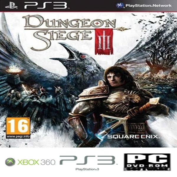 Dungeon Siege III Video Game Back Title by WonderClub