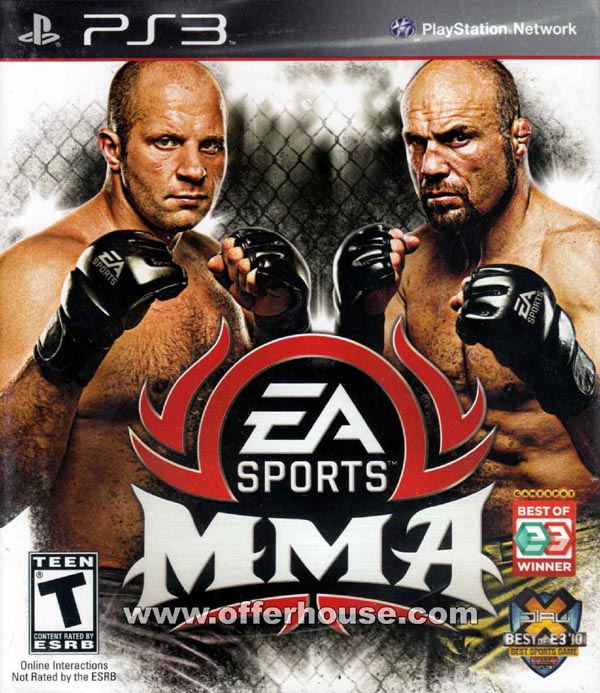 EA Sports MMA Video Game Back Title by WonderClub