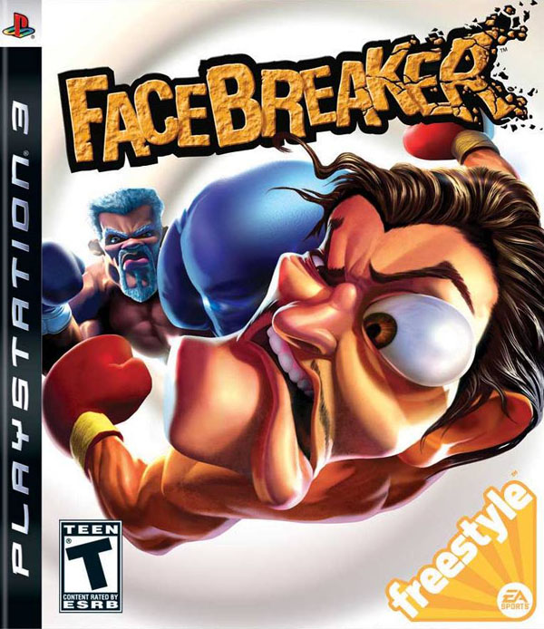 FaceBreaker Video Game Back Title by WonderClub