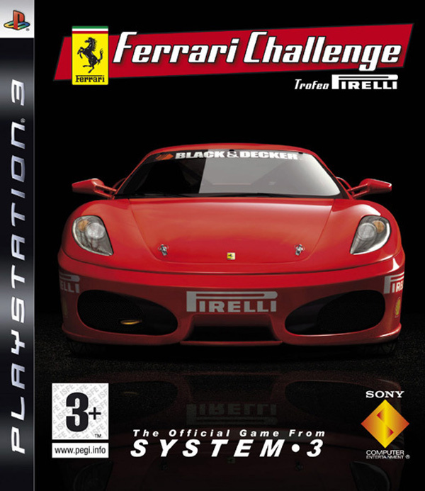 Ferrari Challenge: Trofeo Pirelli Video Game Back Title by WonderClub