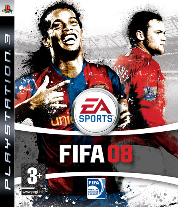 FIFA 08 Video Game Back Title by WonderClub