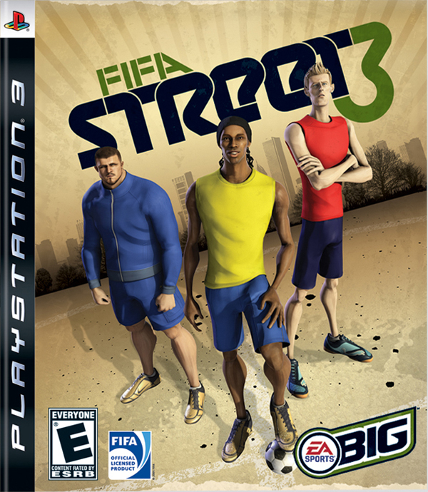 FIFA Street 3 Video Game Back Title by WonderClub