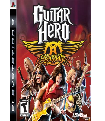Guitar Hero: Aerosmith Video Game Back Title by WonderClub