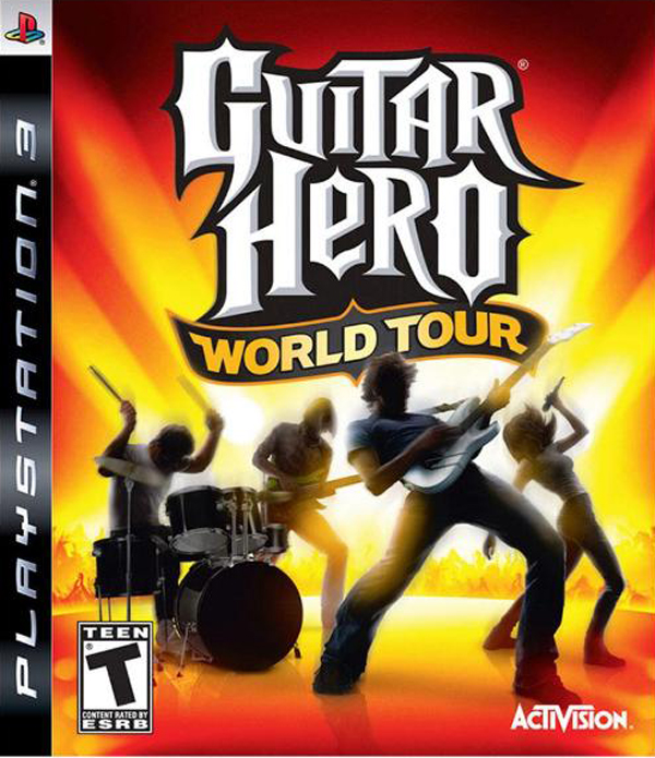 Guitar Hero World Tour Video Game Back Title by WonderClub