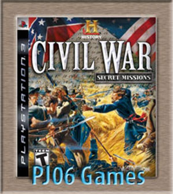 History Civil War: Secret Missions Video Game Back Title by WonderClub