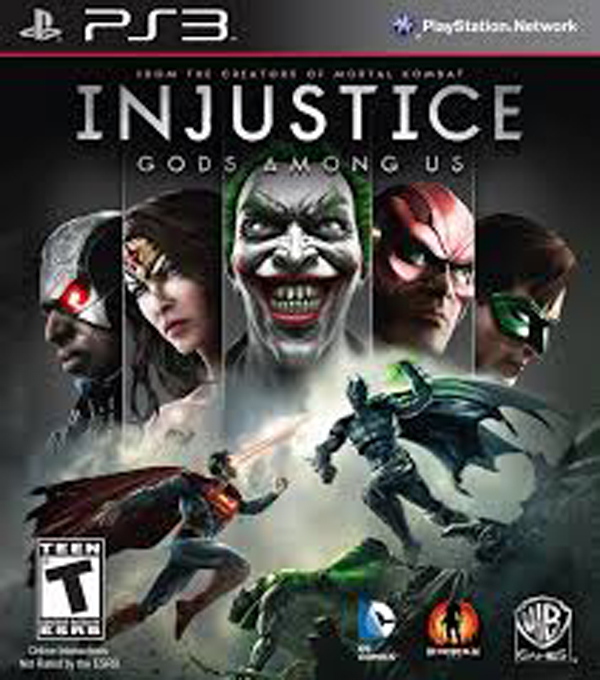 Injustice: Gods Among Us Video Game Back Title by WonderClub