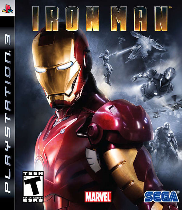 Iron Man  Video Game Back Title by WonderClub
