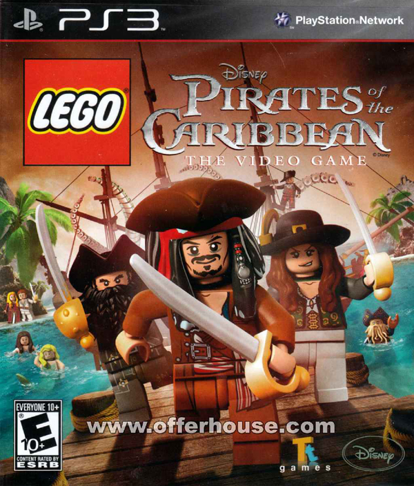 Lego Pirates Of The Caribbean: The Video Game Video Game Back Title by WonderClub