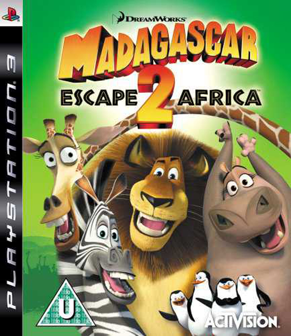 Madagascar: Escape 2 Africa Video Game Back Title by WonderClub