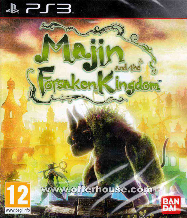 Majin And The Forsaken Kingdom Video Game Back Title by WonderClub