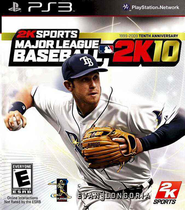 Major League Baseball 2K10 Video Game Back Title by WonderClub