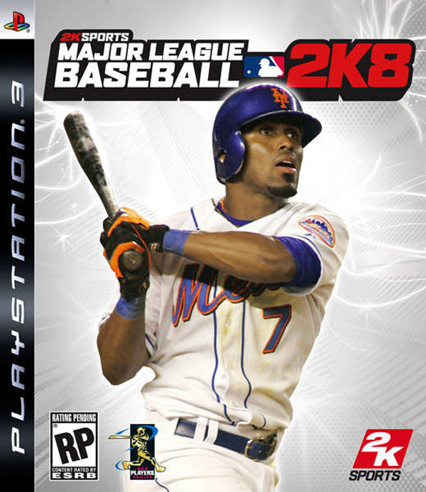 Major League Baseball 2K8 Video Game Back Title by WonderClub