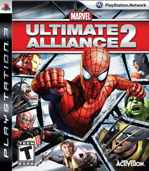 Marvel: Ultimate Alliance 2 Video Game Back Title by WonderClub