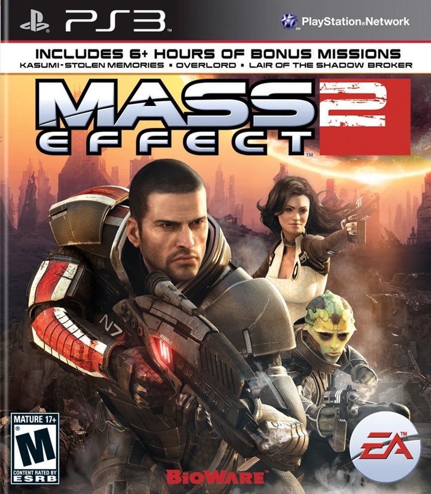 Mass Effect 2 Video Game Back Title by WonderClub