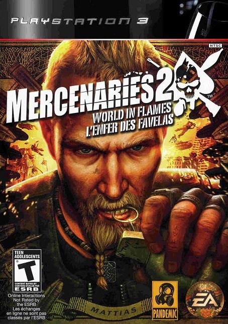 Mercenaries 2: World In Flames Video Game Back Title by WonderClub