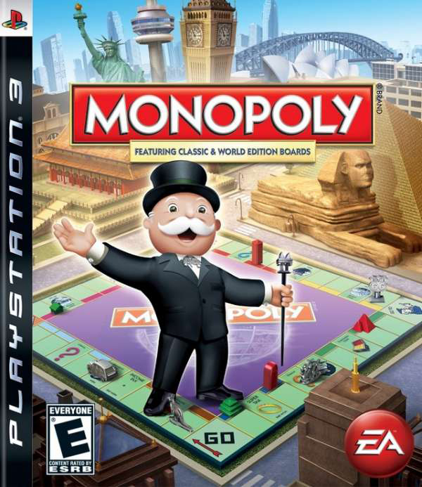 Monopoly Video Game Back Title by WonderClub