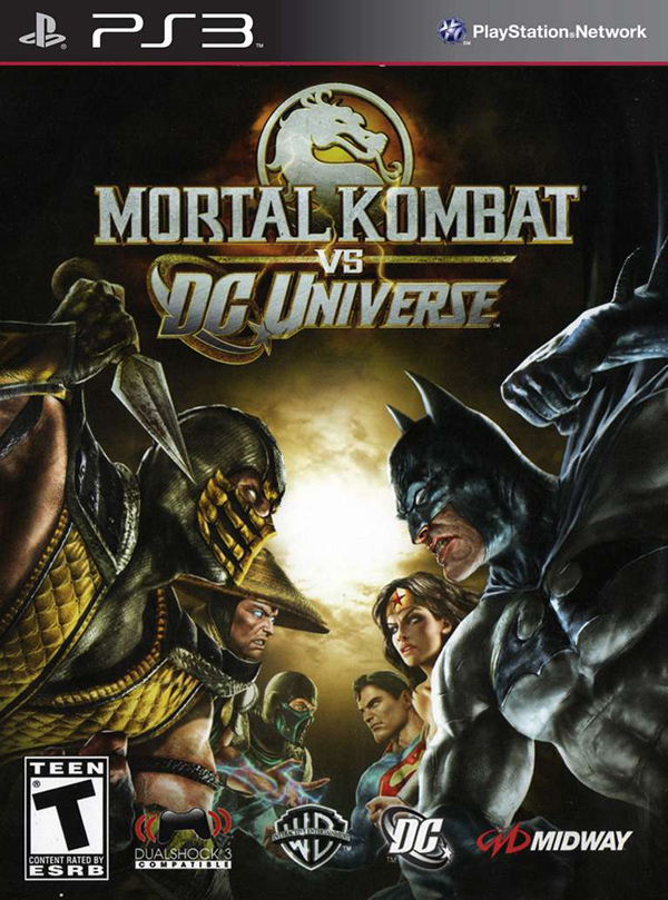 Mortal Kombat Vs. DC Universe Video Game Back Title by WonderClub