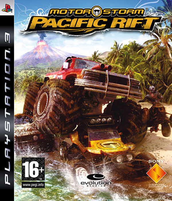 MotorStorm: Pacific Rift Video Game Back Title by WonderClub