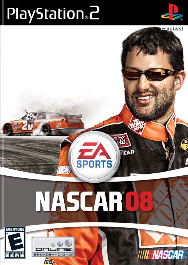 NASCAR 08 Video Game Back Title by WonderClub